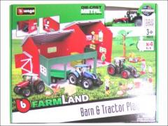 FARM LAND BARN&TRACTOR PLAY SET